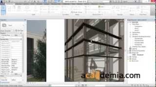 Revestimientos de fachada en REVIT Architecture [upl. by Reffotsirhc13]