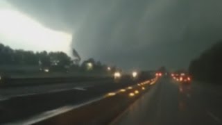 Dramatic amateur video of deadly US tornadoes [upl. by Bara]