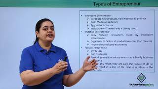 Class 11th – An Entrepreneurs  Entrepreneurship  Tutorials Point [upl. by Artiek]