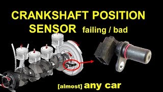 CRANK Position Sensor Test  failing CKp sensor  CKp test [upl. by Aihsotan]