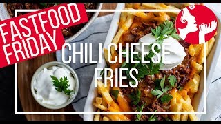 FASTFOOD FRIDAY Chili Cheese Fries  OhMyFoodness [upl. by Ahtilat]