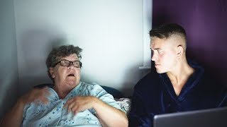 ANGRY GRANDMA HATES SCARY MOVIES [upl. by Inobe]