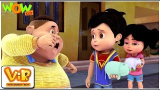 Vir The Robot Boy  Hindi Cartoon shows For Kids  Piggybank  Animated cartoon Wow Kidz [upl. by Richart649]