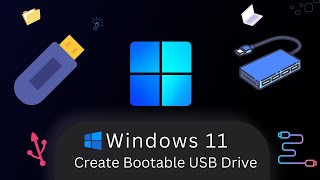 Flash USB Drive with Windows 11  2024 [upl. by Sinned475]