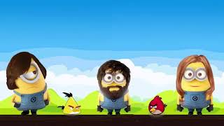 Angry Minions despicable me and angry birds parody [upl. by Nireil]