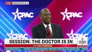 FULL SPEECH Dr Ben Carson Addresses CPAC in DC 2024  22224 [upl. by Aeel]