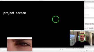 Eye tracker to control a pointer using machine learning  facial mapping with Dlib  python  openCV [upl. by Herrmann]