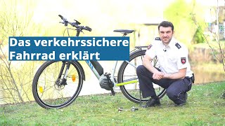 Das verkehrssichere Fahrrad erklärt [upl. by Jessabell]