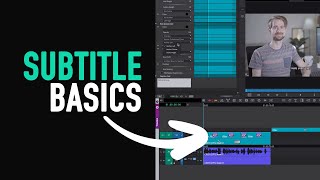 Avid Crash Course How to create Subtitles SubCap  Avid Media Composer Tutorial [upl. by Dael]