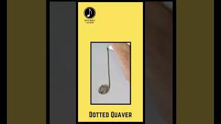 How To CORRECTLY Draw A Dotted Quaver [upl. by Loria]