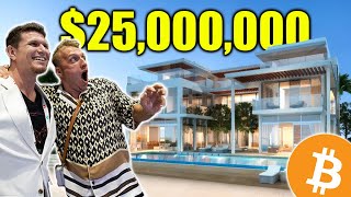 Bitcoin Millionaires Mansion Tour in Dubai MMCRYPTO [upl. by Dosh]