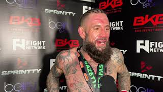 Paul Hilz  BKB35 Post fight Interview [upl. by Aksehcnarf]