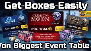 How to Win Boxes Easily on 100M Crypt Table in 8 Ball Pool [upl. by Frangos]