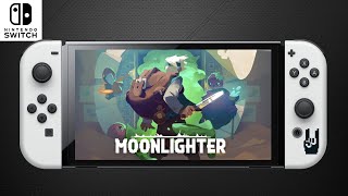 Moonlighter Nintendo Switch OLED Handheld Gameplay [upl. by Fionna]