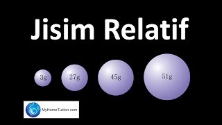 Kimia Tingkatan 4 KSSM Bab 3  Jisim Relatif  Konsep Mol Formula dan Persamaan Kimia [upl. by Ityak]