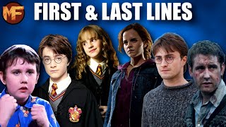 The First amp Last Lines of 60 Harry Potter Characters [upl. by Lorinda]