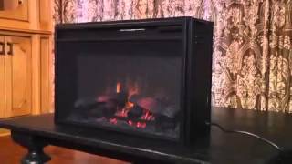 ClassicFlame 26quot Screen Electric Fireplace Insert  26EF022SRA [upl. by Airdnazxela]