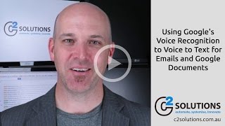 Using Googles Voice Recognition to Voice to Text for Gmails and Google Documents [upl. by Ruyle]