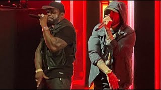 Eminem x 50 Cent  Crack a Bottle Patiently Waiting Full Multicam Performance Detroit 09172023 [upl. by Enamrahs]