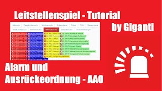 Leitstellenspiel  Tutorial  Alarm und Ausrückeordnung  AAO [upl. by Weismann]