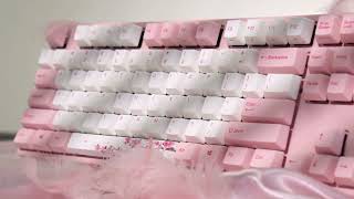 🦻 ASMR Unboxing of the Sakura keyboard [upl. by Sucramat]