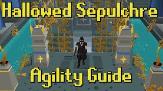 OSRS Hallowed Sepulchre Agility Training Guide 500k gp hour [upl. by Akeenat532]