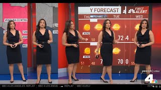 Shanna Mendiola with a First Alert Red Flag Warning forecast for NBC4 Los Angeles November 7 2024 [upl. by Etna]