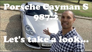 Porsche Cayman S 9872 review walk around and exhaust sound test [upl. by Okiron91]