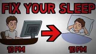 How To Fix Your Sleep Schedule  Reset Your Sleep Pattern animated [upl. by Yesnel]