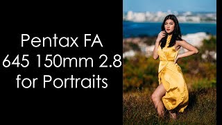 Pentax FA 645 150mm 28 lens for Portraits feat Guam Model Cheyenne Santos [upl. by Themis999]