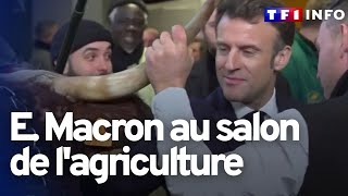 Emmanuel Macron au salon de lagriculture [upl. by Darrey]