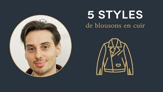 5 styles de BLOUSONS en CUIR  Sape M’en Cinq 5 [upl. by Heins]