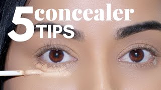 5 Top Concealer Tips EVERYONE Needs to Know [upl. by Acinej]