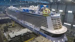 MEYER WERFT  Der Bau der Spectrum of the Seas [upl. by Eeluj26]