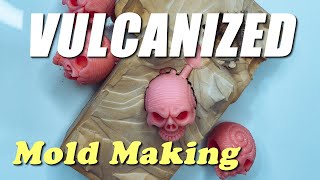 HOW TO MAKE  VULCANIZED SILICONE RUBBER MOLDS making handmadejewelry howto [upl. by Corry]