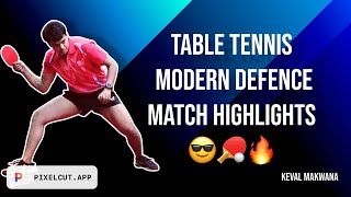 Victas Spectol S1 and V15 Stiff Table Tennis Chopping Highlights tabletennisdefender [upl. by Pickens220]