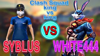 WHITE444 VS SUBLUS  1 vs 1 clash squad custom and with reaction syblus and his younger brother [upl. by Ahsatniuq568]