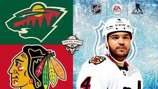 Minnesota WILD vs Chicago BLACKHAWKS  NHL 25 Predictions [upl. by Nolad]