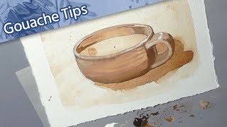 How to Use Gouache   Tutorial for Beginners — Tea to Butter Method  Mary Sanche [upl. by Viviyan357]