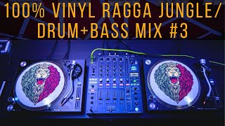 100 Vinyl  Ragga JungleDrum amp Bass Mix 3  2019 [upl. by Parthenia]