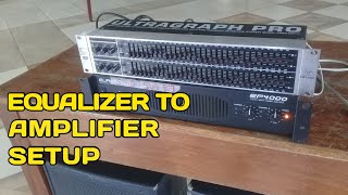 How To Setup Equalizer To Amplifier [upl. by Ettevey]