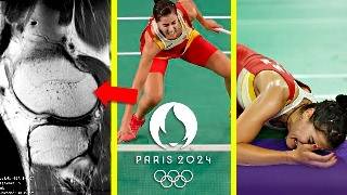 ASI se lesiono CAROLINA MARIN en las OLIMPIADAS  JUEGOS OLIMPICOS PARIS 2024 [upl. by Eniahs811]