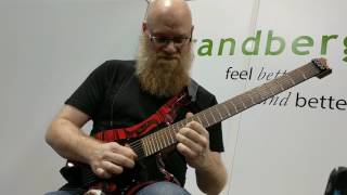 Per Nilsson NAMM 2017 Scar SymmetryNeuromancers Strandberg Demo HD [upl. by Snebur]