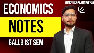 Economics Notes BA LLB [upl. by Enaerb127]