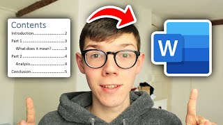 How To Make Table Of Contents In Word  Full Guide [upl. by Uke]