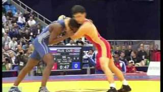 55 кг Лебедев vs ЧамисоЧемпионат мира2010 12 финала [upl. by Kerril]