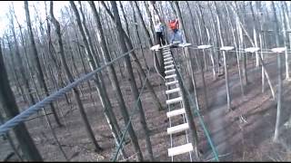 Go Ape Treetop Adventure Course Indianapolis IN Point of view VIO camera [upl. by Shalne888]