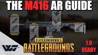 GUIDE How to PROPERLY use the M416 Assault Rifle Its Awesome in PUBG [upl. by Nevets]