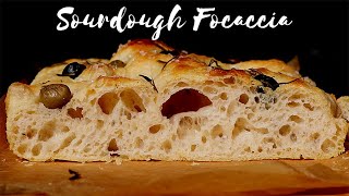 Focaccia Sourdough Recipe [upl. by Romona]