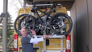 Using the Fiamma RV Bike Rack [upl. by Esialb585]